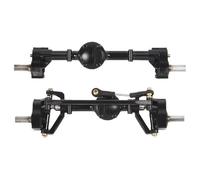 d'accessoires RC Compatible avec WPL C14 C24 C24-1 C34 C44 B14 B24 1/16 RC, Pièces Mise À Niveau Voiture, Accessoire, Axe De Portail Avant Et Arrière avec Arbre D'entraînement en Métal(A)