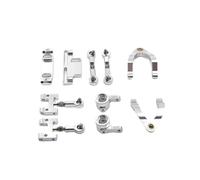 d'accessoires RC Compatible avec WPL D12 RC Pièces Mise À Niveau De La Voiture CNC Métal Supérieur Inférieur pour Bras Oscillant Coupe De Direction Rotule Joint Ensemble D’Accessoires