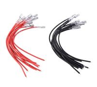 d'accessoires RC Compatible avec WPL pour MN pour SCX10 pour TRX4 RC Car Brushed Motor 20 PCS 16AWG Fil De Silicone 4,0 Mm Bullet Mâle Femelle Fiche