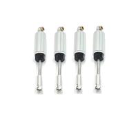 d'accessoires RC Compatible with MJX pour Hyper Go 14209 14210 1/14 RC Cars Upgraded Parts Front and Rear Metal Oil Hydraulic Shock Absorber 4pcs(White)