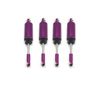 d'accessoires RC Compatible with MJX pour Hyper Go 14209 14210 1/14 RC Cars Upgraded Parts Front and Rear Metal Oil Hydraulic Shock Absorber 4pcs(Purple)
