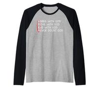 d'accord avec Dieu Bougez avec Dieu Fin avec Dieu Jésus Chrétien Manche Raglan
