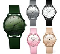 Dacdyi Lot de 5 montres d'infirmière minimalistes en silicone pour femme