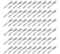 DACHAO 100 pinces à cheveux en métal de 6 cm, adaptées pour les zones de coiffure des femmes, pinces à cheveux bouclées, adaptées pour les salons de coiffure, les salons de coiffure, le bricolage,