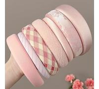 DACHAO Bandeaux à perles étincelantes pour filles et femmes, bandeaux à perles étincelantes pour filles et femmes, bandeaux larges vintage en mousseline de soie, accessoires de style bandeau, cadeaux