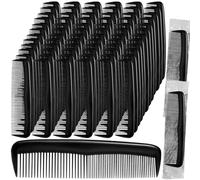 DACHAO Lot de 200 peignes à cheveux lâches, emballés individuellement, 12,7 cm, noir, pour femme
