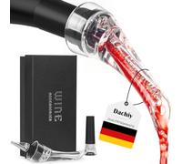 Dachiy Decanteur Aérateur À Vin + Pompe À Vin + Coupe-Capsule, Bec Verseur À Vin Anti-Goutte, Convient Aux Vins Rouges Et Blancs, Cadeau Pour Les Amateurs De Vin, Convient Pour Les Rassemblements