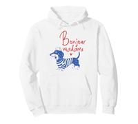 Dachshund Bonjour Madame French Style Sweat à Capuche