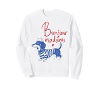 Dachshund Bonjour Madame French Style Sweatshirt