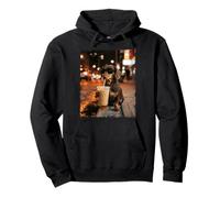 Dachshund Dackel Wiender Café glacé Photo rétro drôle Sweat à Capuche