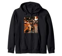 Dachshund Dackel Wiender Café glacé Photo rétro drôle Sweat à Capuche