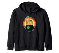 Dachshund Dog Lucky Charm Shamrock Funny St Patricks Day Sweat à Capuche