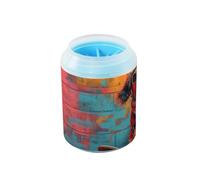 Dachshund Dog Skateboard Street Style Portable Pet Foot Cleaner avec brosse en silicone Brosse de bain Pieds doux Nettoie doucement les pattes après les promenades