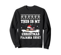 Dachshund Dog This is My Christmas Pajama Ugly Xmas Sweatshirt