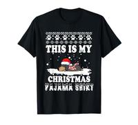 Dachshund Dog This is My Christmas Pajama Ugly Xmas T-Shirt