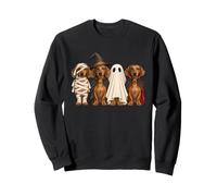 Dachshund Halloween Costume Witch Ghost Mummy Vampire Sweatshirt