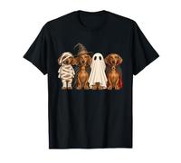 Dachshund Halloween Costume Witch Ghost Mummy Vampire T-Shirt
