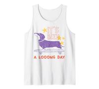 Dachshund It's Been A Looong Day Stars Débardeur