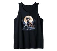 Dachshund Moon Dog Lover Nighttime Scenery Débardeur