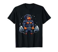 Dachshund Powerlifting Strong Dachshund Fitness T-Shirt