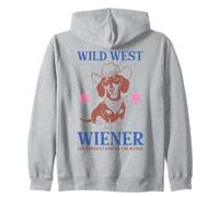 Dachshund Wild West Wiener Longest Dog Range Sweat à Capuche