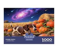 Dachshund1000 Pieces Jigsaw Puzzles for Adults Family Game Animal de Compagnie chienFun and Challenging for Home Decoration Great Gift Idea70x50cm/1000pcs