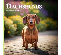 Dachshunds 2026 Calendar: Dog Photography Monthly Planner with 12 Adorable Dachshund Images