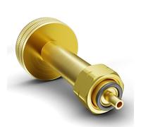 DACKZZM Adaptateur GPL/LPG Bouteille de Gaz 21.8mm pour Remplir Bouteille Gaz Vide Laiton Adaptateur en France, Italie, Allemagne de l'est, Suède, Balkans, Europe de l'est