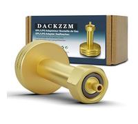 DACKZZM LPG - Adaptateur de bouteille de gaz - En laiton - 21,8 mm - Pour la France, l'Italie, l'Allemagne de l'Est, la Suède, les Balkans et l'Europe de l'Est