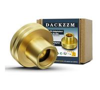 DACKZZM LPG - Adaptateur de bouteille de gaz - En laiton - 21,8 mm - Pour la France, l'Italie, l'Allemagne de l'Est, la Suède, les Balkans et l'Europe de l'Est