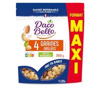 DACO BELLO - 4 graines maxi - Fruits secs - Riche en manganèse - Sachet de 350g