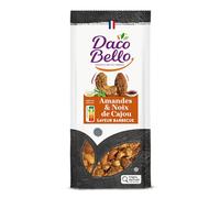 DACO BELLO - Amandes cajou saveur BBQ - Fruits secs apéritifs - Pour l'apéritif - Sachet de 125g