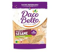 DACO BELLO - Graines de sésame - Riche en magnésium - Sachet de 125g