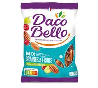 DACO BELLO - Mix graines & fruits - Mélange graines & fruits séchés - Riche en magnésium - Sachet de 250g