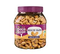 DACO BELLO - Noix de cajou grillées - Fruits secs - Sans sel ajouté - Gros Format - Pot de 1,13 kg