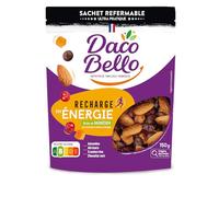 DACO BELLO - Recharge énergie - Mélange de fruits secs et fruits séchés - Riche en magnésium - Sachet de 150g