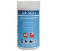 Dacomex Lingettes antistatiques 190821 – Boîte 100 imprégnées pour écrans et matériel informatique