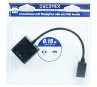 Connectique Audio / Vidéo GENERIQUE Dacomex Blister Displayport Vers vga Cordon 15cm