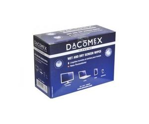 Dacomex Boite de 2x10 lingettes Humides/Séches pour LCD