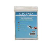 Dacomex Cartes de nettoyage pré‑imprégnées pour tête de lecteur de cartes magnétiques – Pack de 5