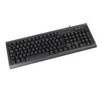DACOMEX Clavier K460-U avec hub USB noir