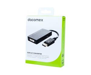DACOMEX Convertisseur DisplayPort 1.1 vers HDMI, DVI ou VGA