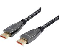 DACOMEX CORDON DP 2.1 80Gpbs METAL + NYLON eco responsable- 3m