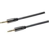 DACOMEX CORDON JACK STEREO 3,5mm METAL + NYLON ECO RESPONSABLE-2m