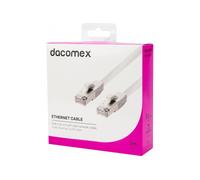 DACOMEX Cordon RJ45 CAT. 6 F/UTP LSOH snagless blanc - 3 m