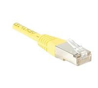 Cordon RJ45 catégorie 5e F/UTP jaune - 5 m