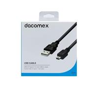 Cordon USB 2.0 Type-A, mini USB B noir, 1,5 m