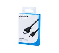 DACOMEX Cordon USB 3.1 Gen1 Type-A - Type-C - 1 m