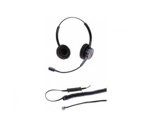 Dacomex micro-casque binaural perle pour centre d'appel