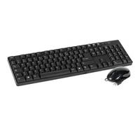 Dacomex Pack clavier et souris KM150-U USB AZERTY Français Noir